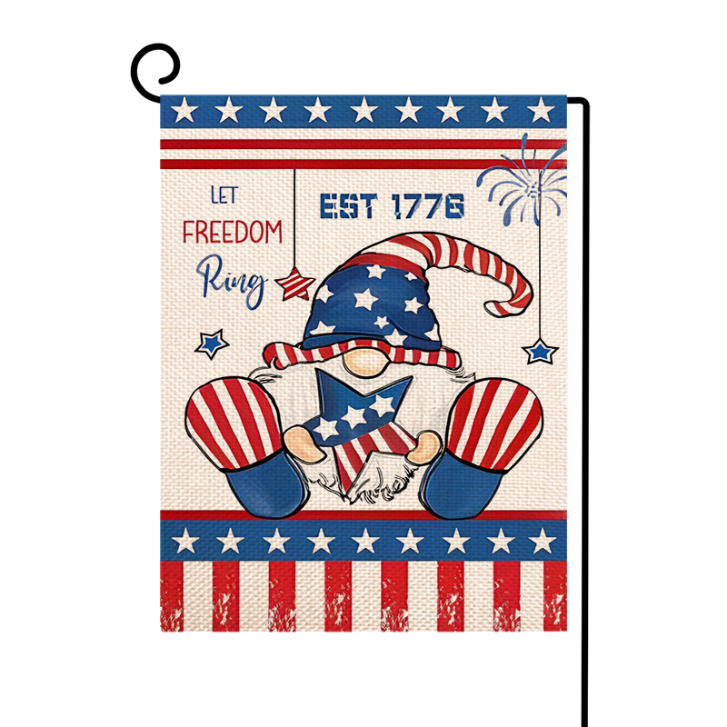 RTS Sublimation 11.8*18.1inch Garden Flag Cotton and Linen Free Shipping (25PCS/50PCS)