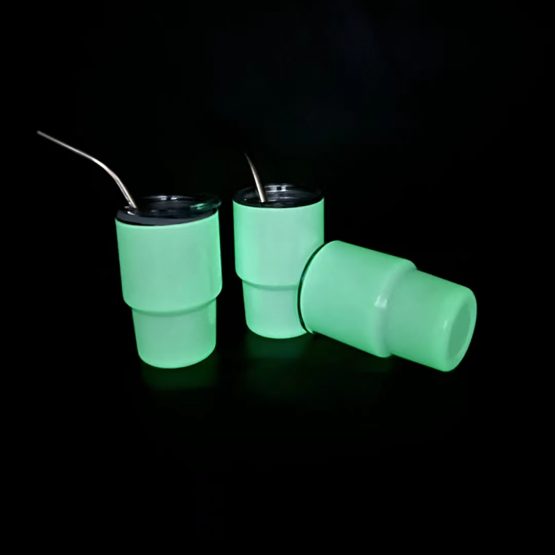 NEW RTS 2oz Sublimation Glow in Dark Shot Glass Free Shipping (20pcs/50pcs)