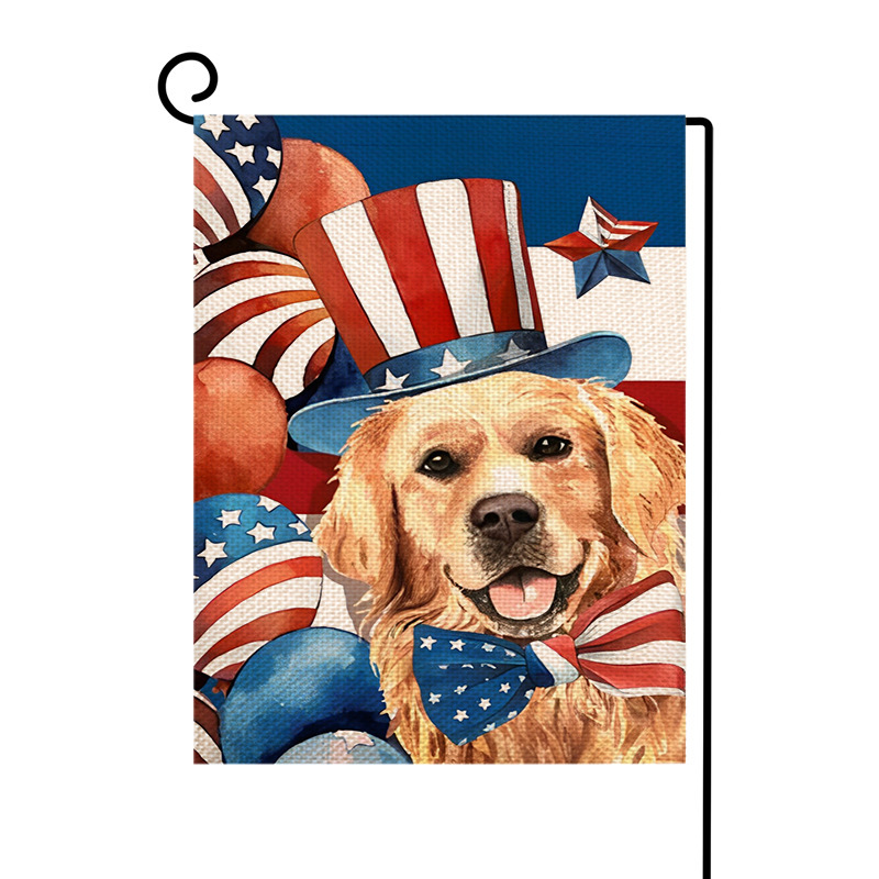 RTS Sublimation 11.8*18.1inch Garden Flag Cotton and Linen Free Shipping (25PCS/50PCS)