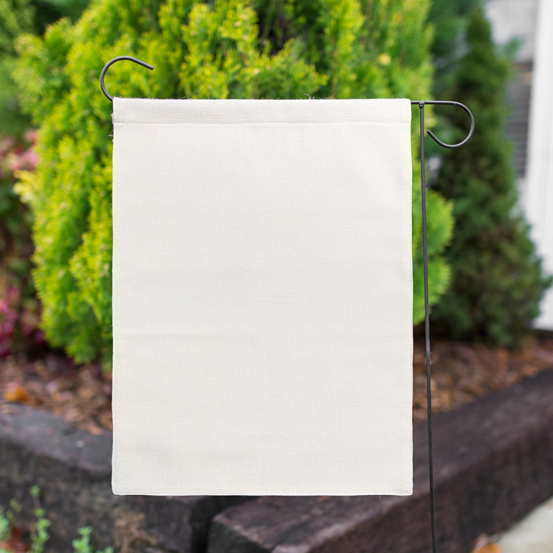 RTS Sublimation 11.8*18.1inch Garden Flag Cotton and Linen Free Shipping (25PCS/50PCS)
