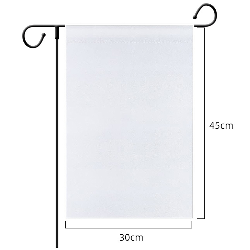 RTS Sublimation 11.8*18.1inch Garden Flag Free Shipping (25PCS/50PCS)