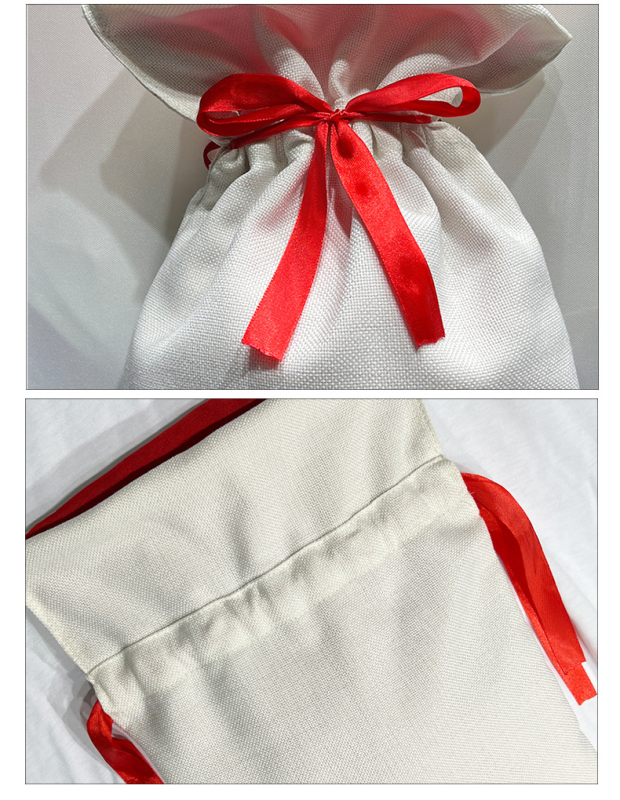 RTS Sublimation 15.7*19.6inch Christmas Gift Drawstring Bag Free Shipping (15PCS/30PCS)