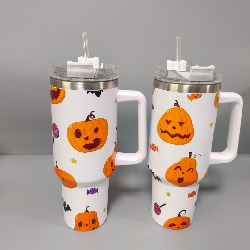 NEW China RTS 40oz Pumpkin Mug for Halloween Free Shipping (12PCS/25PCS)