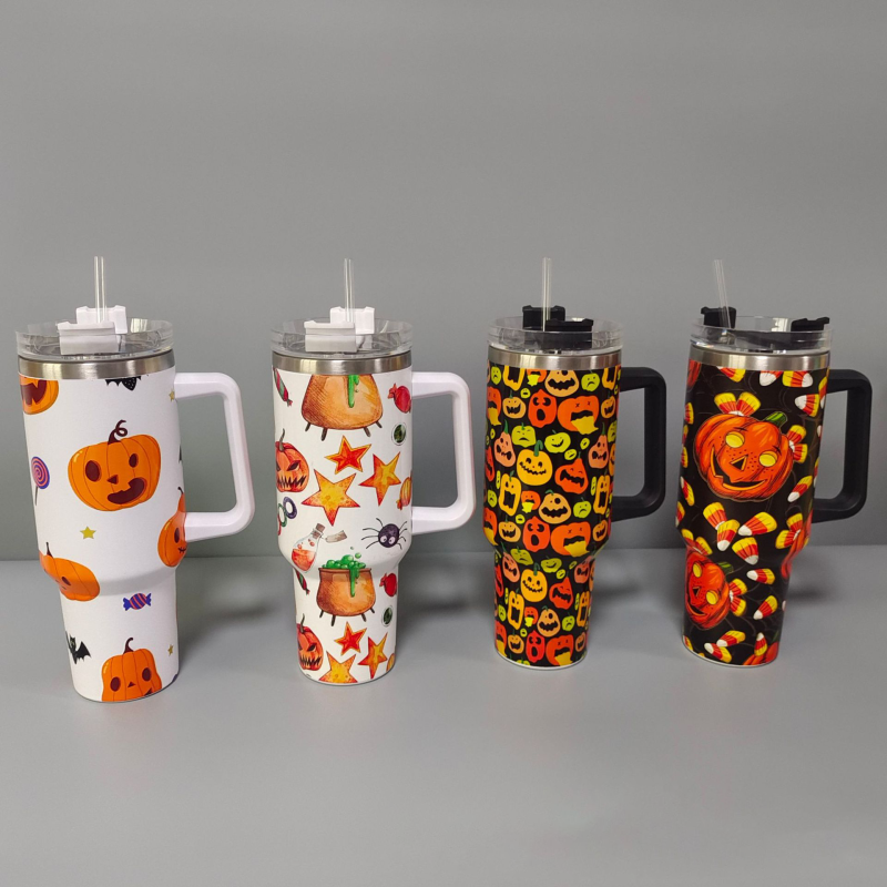 NEW China RTS 40oz Pumpkin Mug for Halloween Free Shipping (12PCS/25PCS)