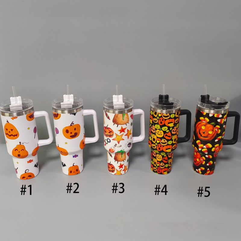 NEW China RTS 40oz Pumpkin Mug for Halloween Free Shipping (12PCS/25PCS)