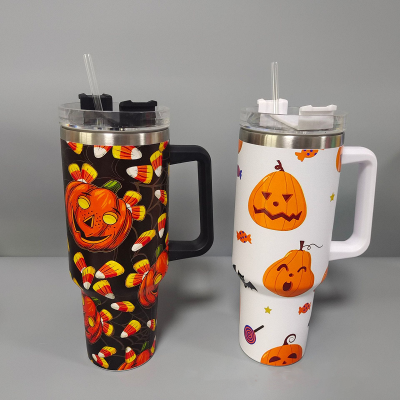 NEW China RTS 40oz Pumpkin Mug for Halloween Free Shipping (12PCS/25PCS)