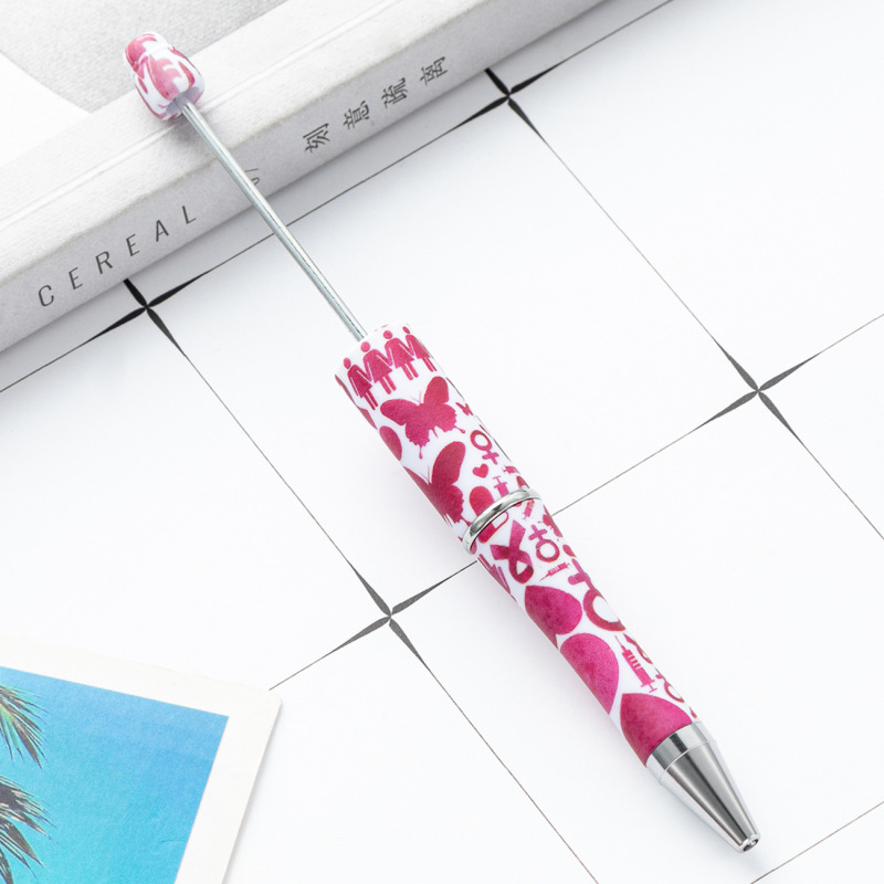 RTS 5.5inch  Length Beadable Pen Bulk Bead Ballpoint Pen Free Shipping (50pcs/100pcs)