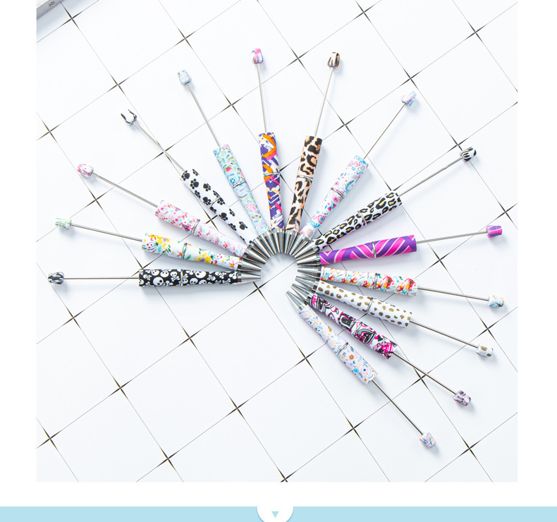 RTS 5.5inch  Length Beadable Pen Bulk Bead Ballpoint Pen Free Shipping (50pcs/100pcs)