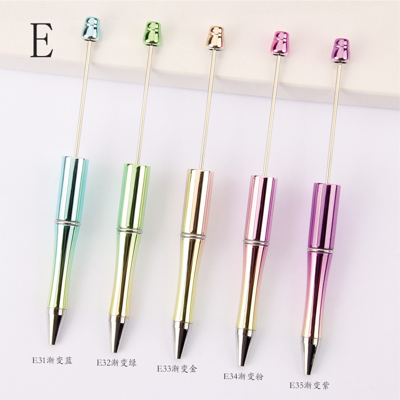 RTS 5.5inch Length Beadable Pen Bulk Bead Ballpoint Pen Free Shipping (50pcs/100pcs)