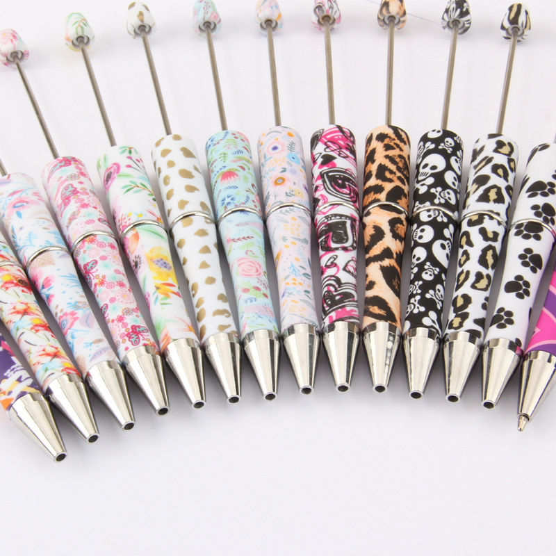RTS 5.5inch  Length Beadable Pen Bulk Bead Ballpoint Pen Free Shipping (50pcs/100pcs)