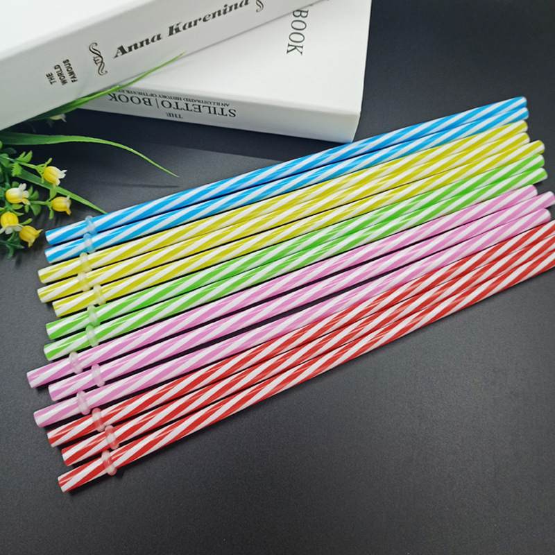 China RTS 10.6iinch (27cm) Colored Straw Free Shipping (100pcs/200pcs)