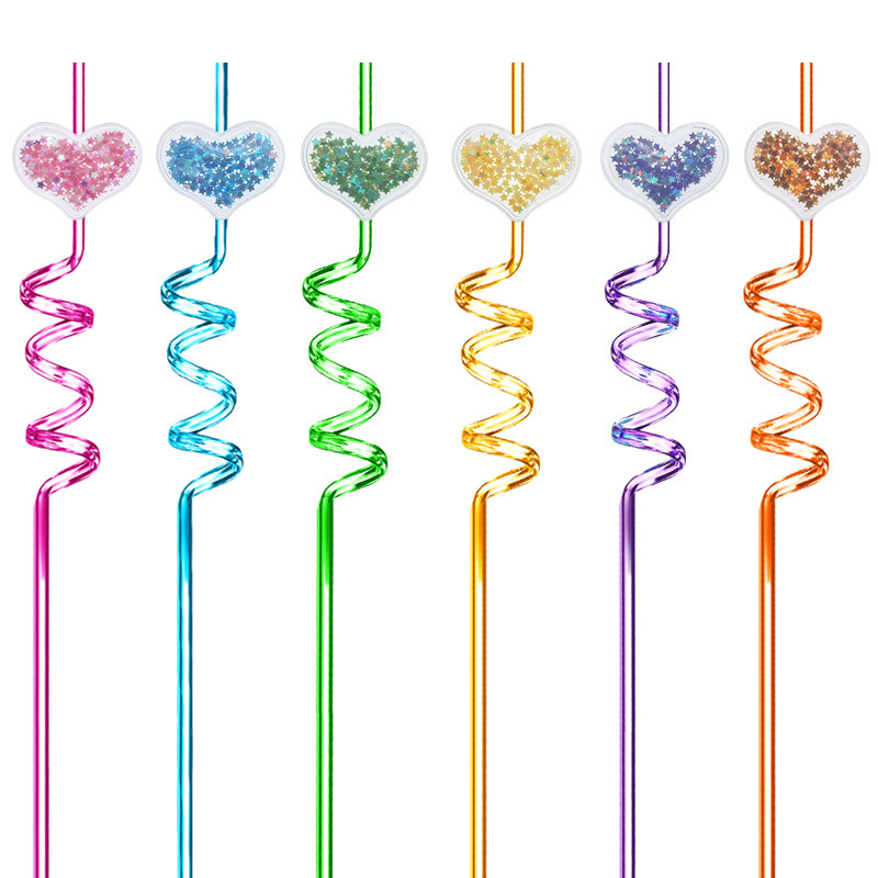 China RTS 10.6iinch (27cm) Reusable Cartoon Straw Free Shipping (50pcs/100pcs/200pcs)