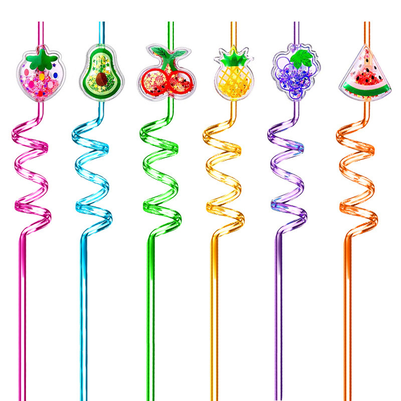 China RTS 10.6iinch (27cm) Reusable Cartoon Straw Free Shipping (50pcs/100pcs/200pcs)