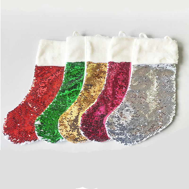 RTS Sublimation 14*7inch Christmas Stockings Gift Socks Free Shipping (25PCS)