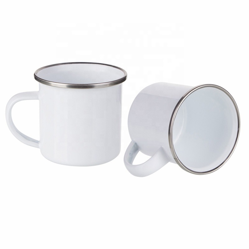 US RTS 11oz Sublimation Enamel Mug Free Shipping (48pcs)
