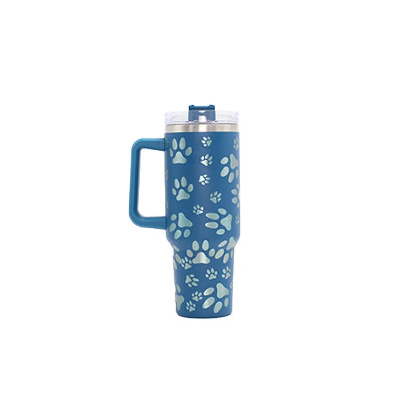 NEW US RTS 40oz Paw Print  Mug Free Shipping (10PCS)