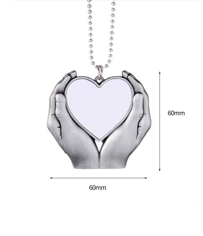 NEW RTS Sublimation Blank Sample Pack for Car Pendant & Necklace Free Shipping (40pcs)
