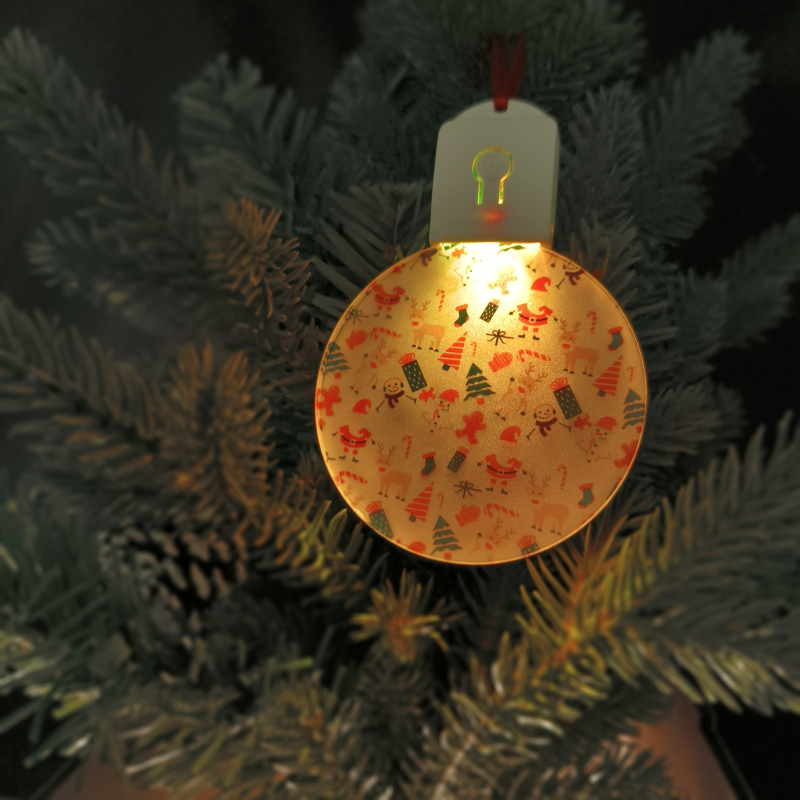 RTS Sublimation Blank Acrylic Lamp Pendant Free Shipping (30PCS)