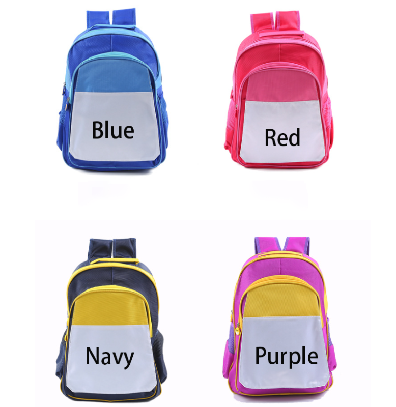 RTS 16*11.8*5.9inch  Sublimation Colorful Backpack Free Shipping (10pcs/20pcs)