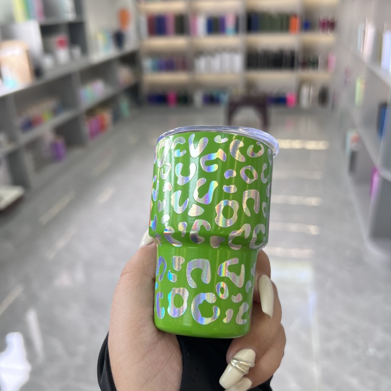 NEW RTS 3oz Shimmer Leopard Print Shot Glass Free Shipping (20pcs/50pcs)