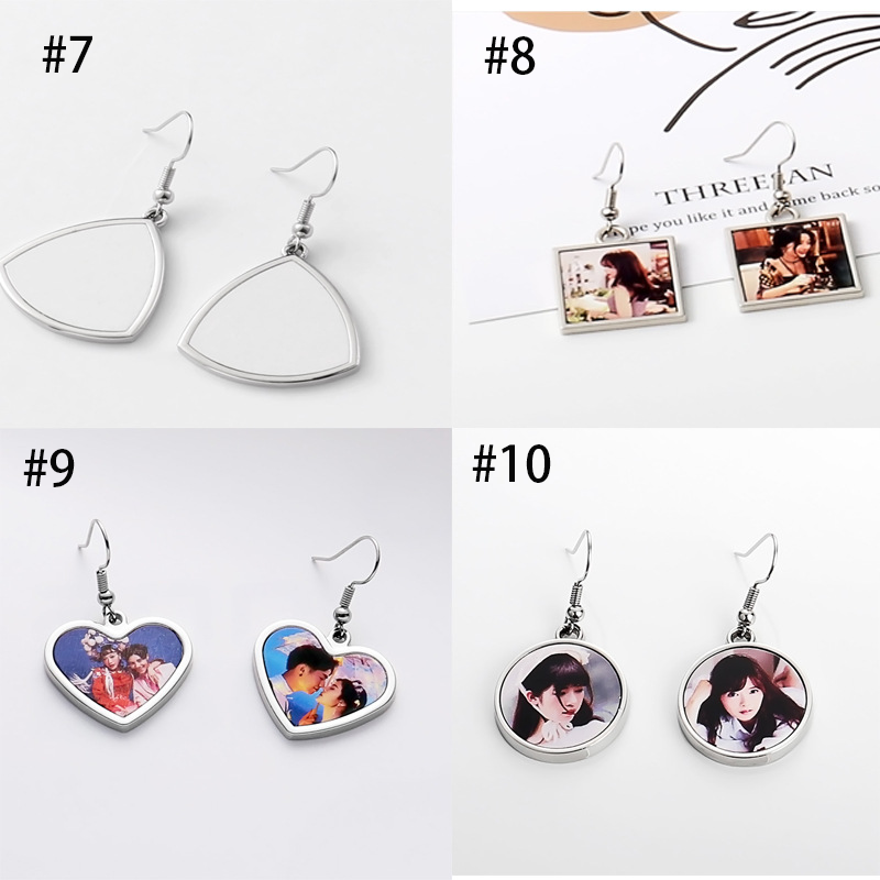 RTS Sublimation Blank Earrings Free Shipping (20pairs/40pairs)