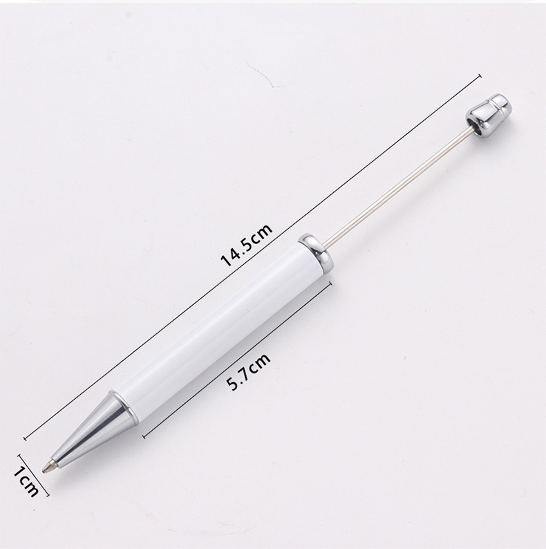 NEW RTS Sublimation Blank Beadable Pen Free Shipping (25pcs/50pcs)