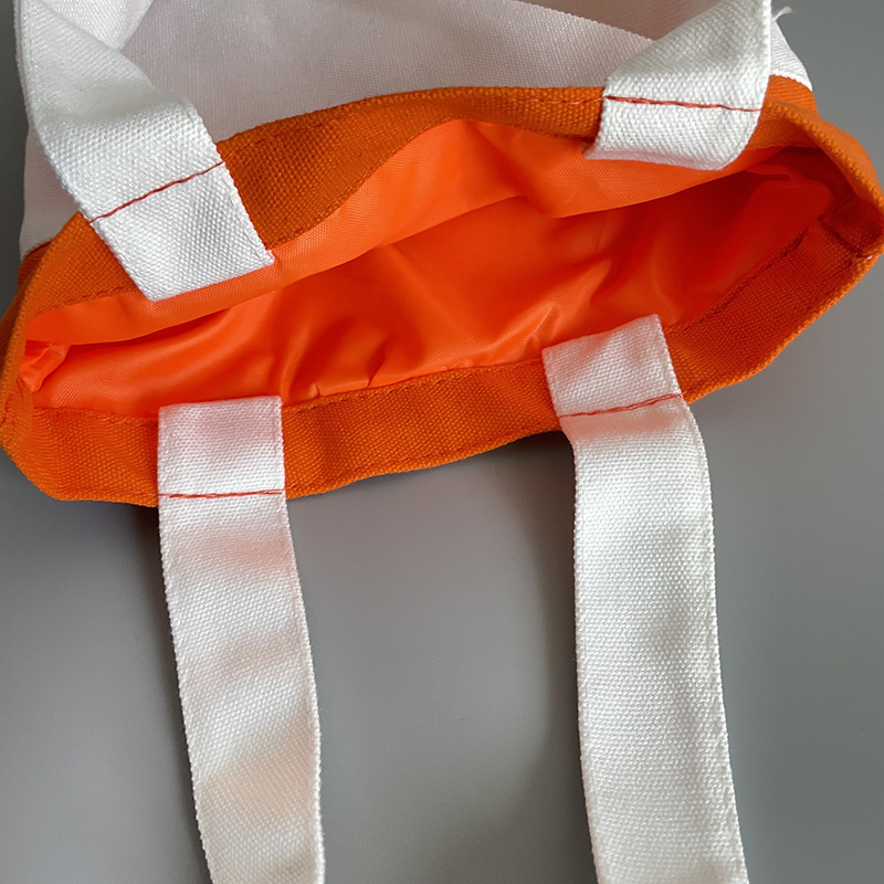 RTS Sublimation Blank Canvas Candy Bag for Halloween Free Shipping 10.2*10.2inch (10PCS/20PCS/30PCS)