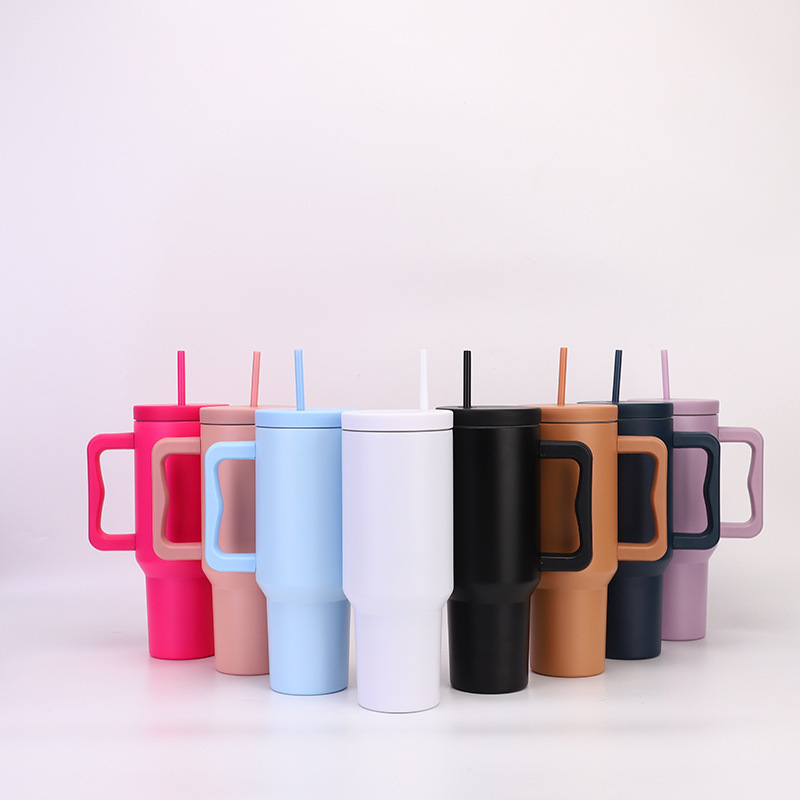 NEW China RTS 40oz H3.0 Powder Coated Mug Non-sublimation Free Shipping (12PCS/25PCS)