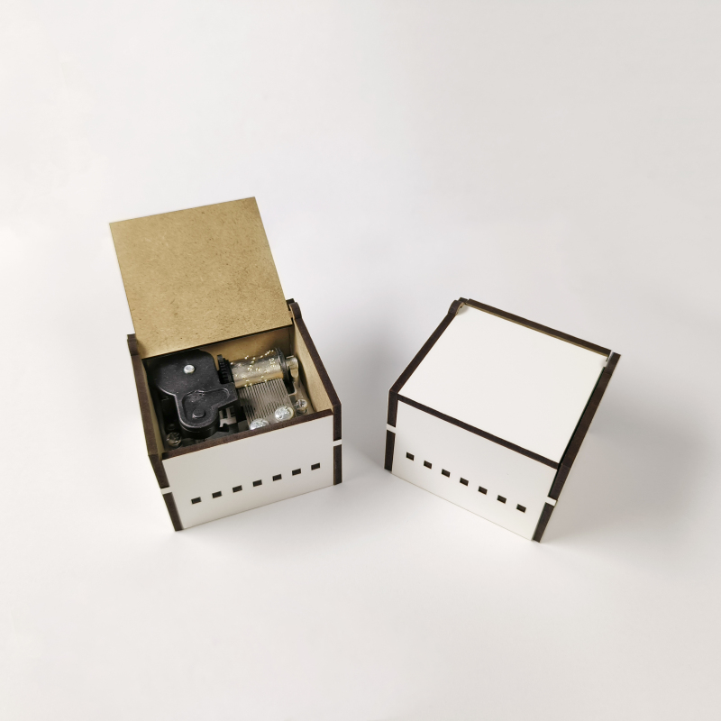 RTS Sublimation Blank Music Box Gift Free Shipping 1.8*2.2*2.3inch (10PCS/20PCS/30PCS)