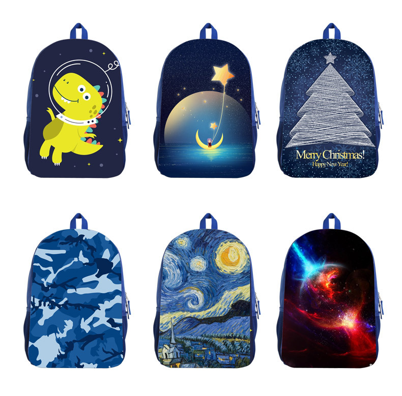 RTS Sublimation Colorful Backpack Free Shipping (10pcs)