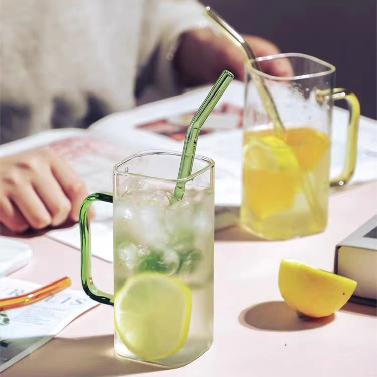 NEW China RTS 13oz Non-sublimation Square Glass Cup Free Shipping (25PCS/50PCS)