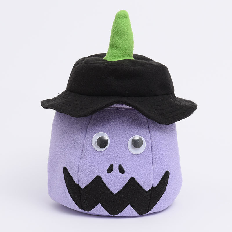 RTS Pumpkin Candy Bag with LED Light for Halloween Free Shipping (10PCS/20PCS/30PCS)