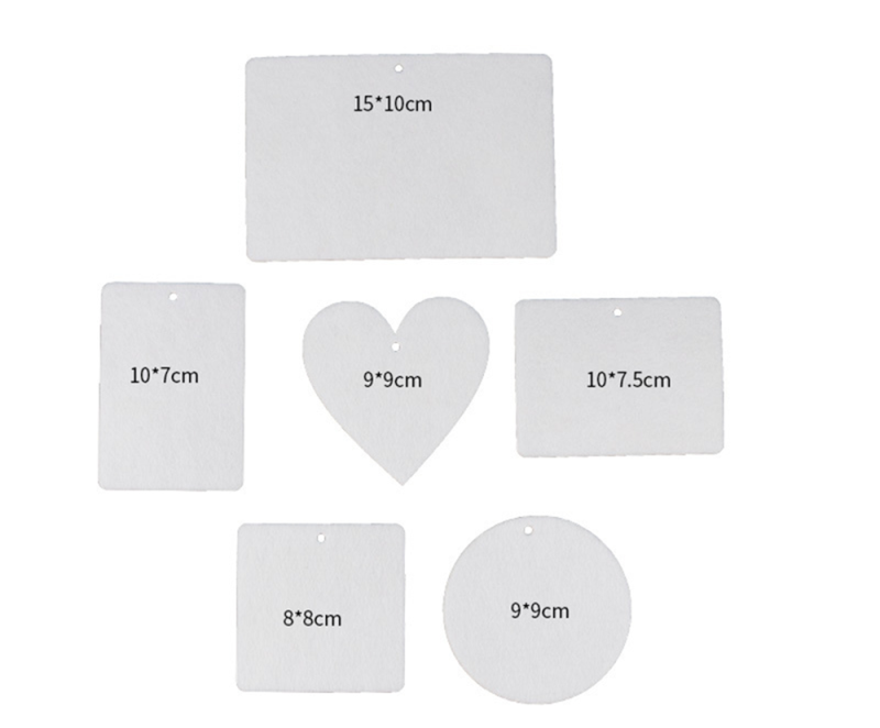 NEW RTS Sublimation Air Fresheners Free Shipping (50pcs/100pcs/200pcs)