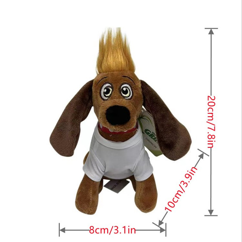 NEW RTS Grinch Doll with Sublimation Cloth Gift Decoration Free Shipping  (10PCS)