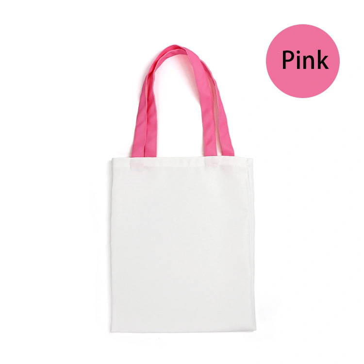 RTS Sublimation Blank Canvas Bag Tote Free Shipping 14.5*11.7inch (10PCS/20PCS/30PCS)