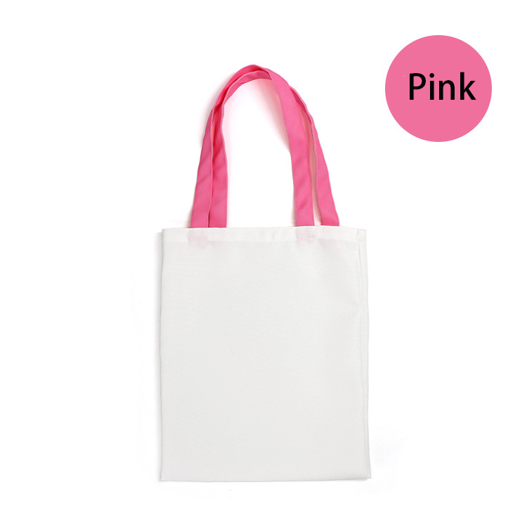RTS Sublimation Blank Canvas Bag Tote Free Shipping 14.5*11.7inch (10PCS/20PCS/30PCS)