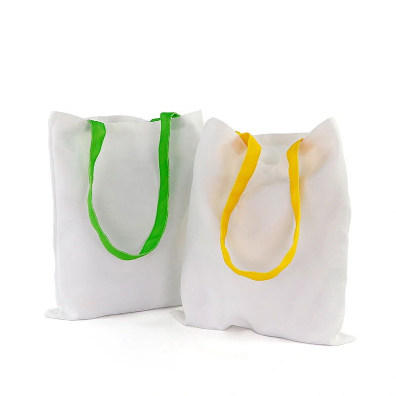 RTS Sublimation Blank Canvas Bag Tote Free Shipping 14.5*11.7inch (10PCS/20PCS/30PCS)