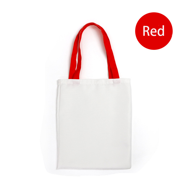 RTS Sublimation Blank Canvas Bag Tote Free Shipping 14.5*11.7inch (10PCS/20PCS/30PCS)
