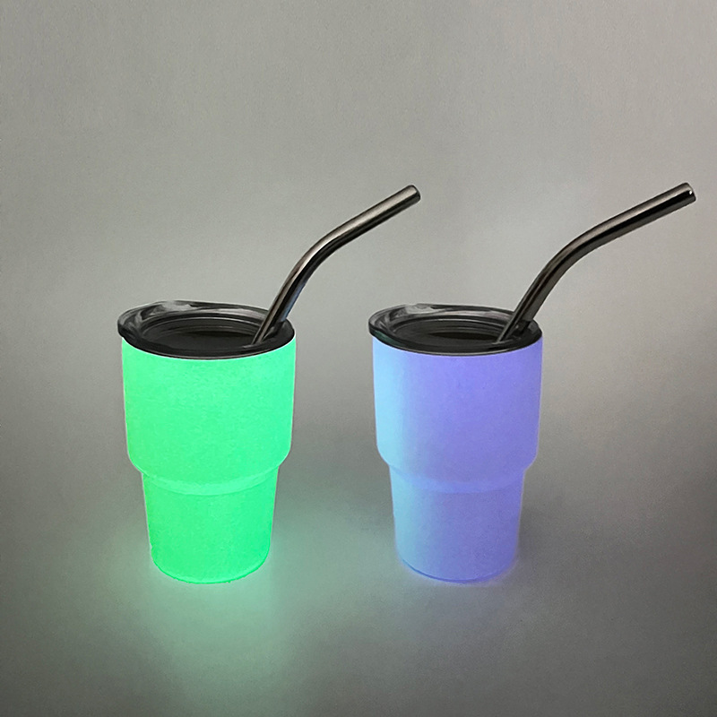 NEW RTS 2oz/3oz Sublimation Glow in Dark Shot Glass Free Shipping (20pcs/50pcs)