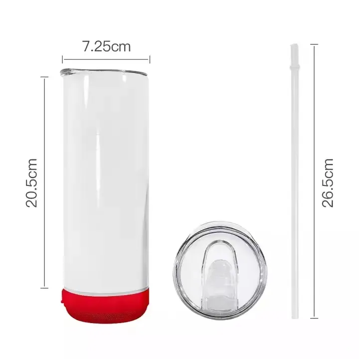 BIG SALES US RTS 20oz Sublimation Speaker Bluetooth Tumbler Free Shipping (25PCS)