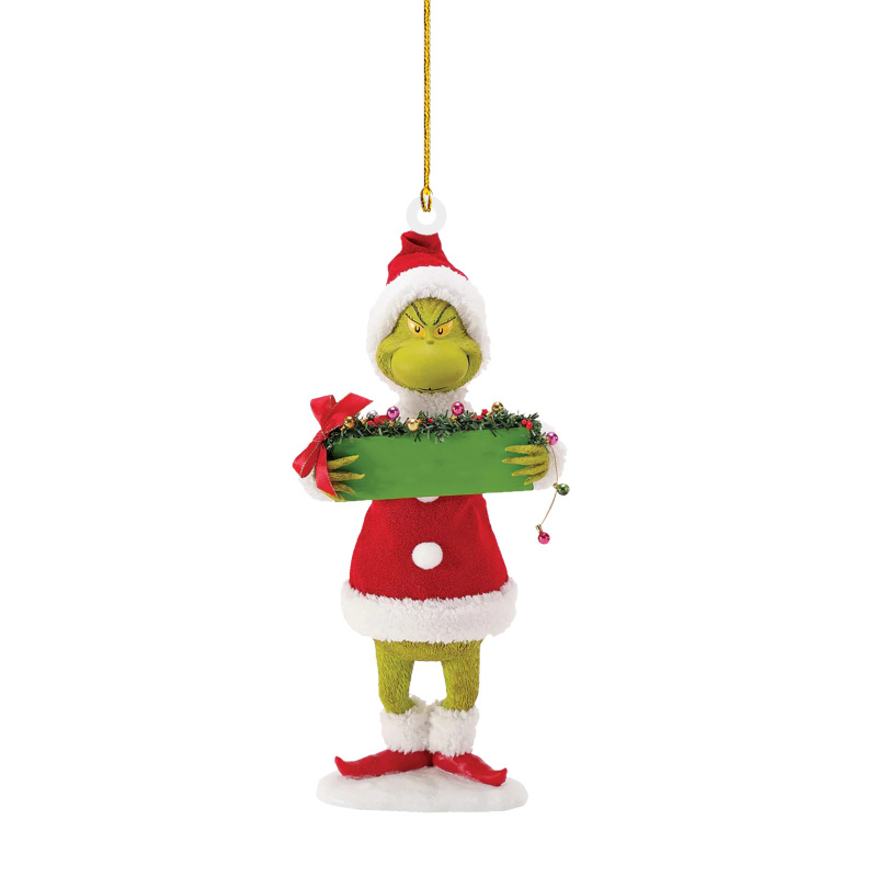 NEW RTS Acrylic Grinch Pendant Decoration for Christmas Free Shipping (50PCS)