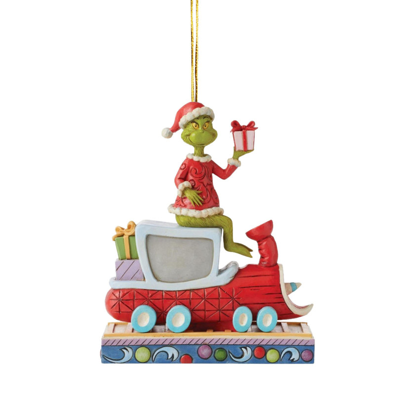 NEW RTS Wood Grinch Pendant Decoration for Christmas Free Shipping (50PCS)