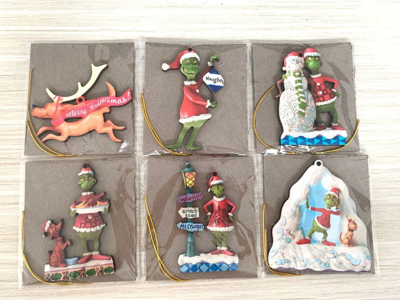 NEW RTS Grinch Pendant Decoration for Christmas Free Shipping (50PCS)