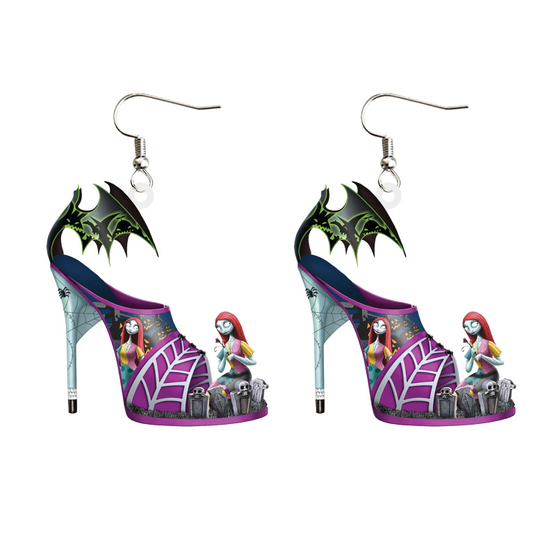 NEW RTS Acrylic Grinch Earrings for Christmas Free Shipping (50Pairs)