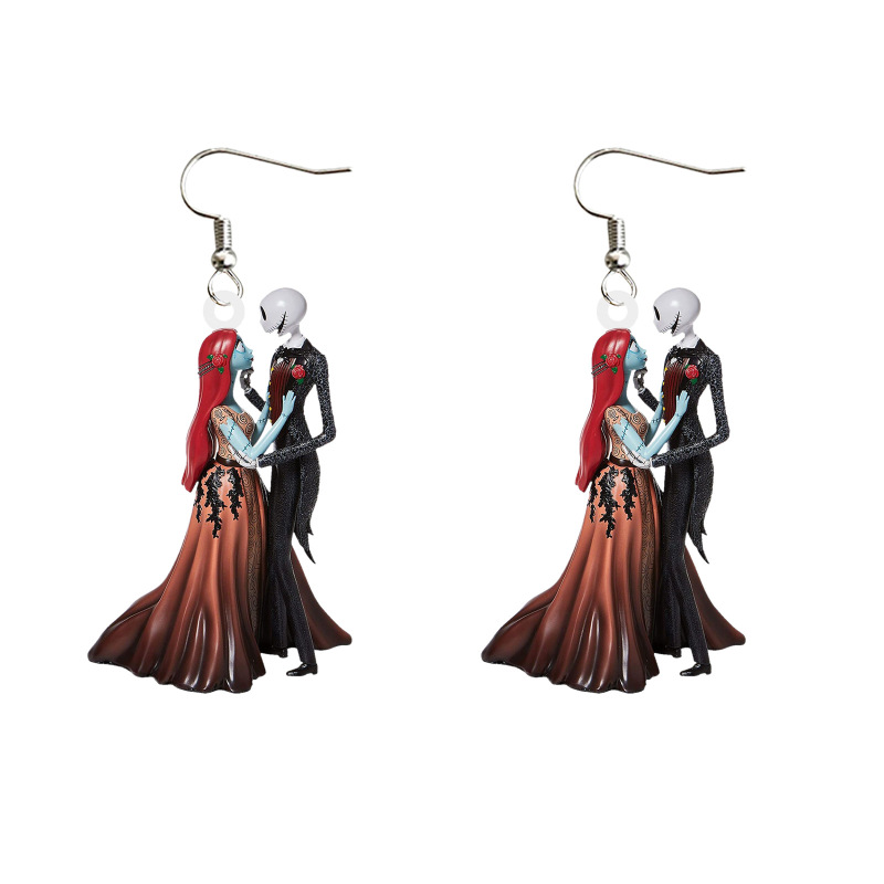 NEW RTS Acrylic Grinch Earrings for Christmas Free Shipping (50Pairs)