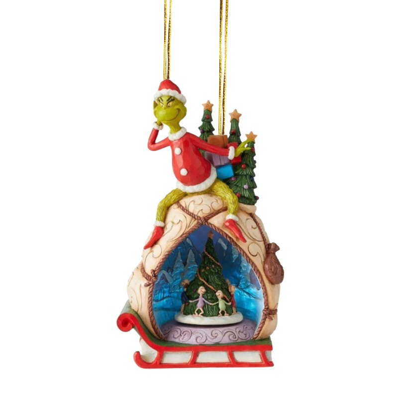 NEW RTS Wood Grinch Pendant Decoration for Christmas Free Shipping (50PCS)