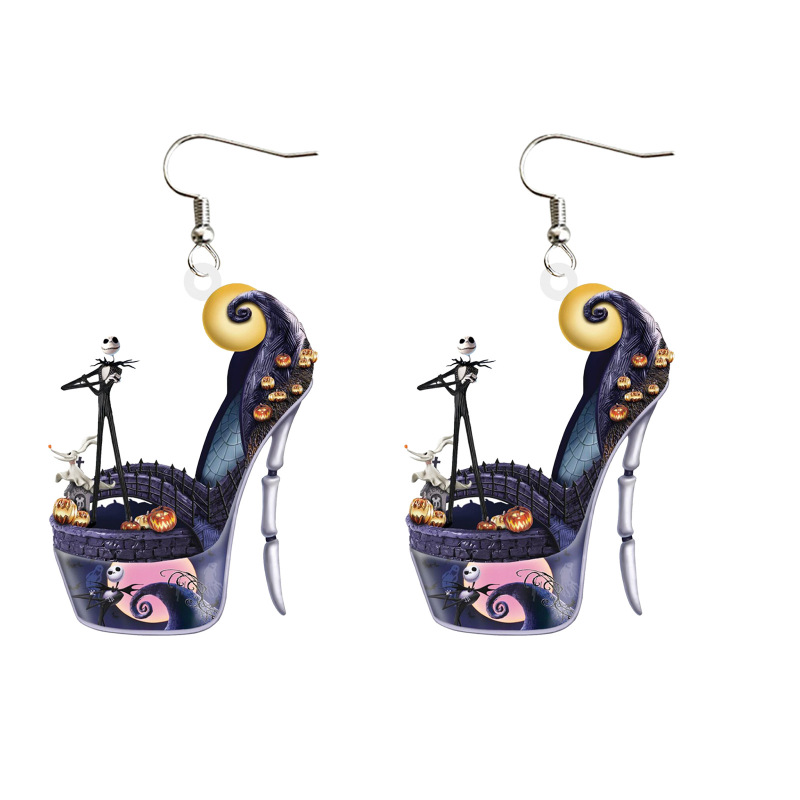 NEW RTS Acrylic Grinch Earrings for Christmas Free Shipping (50Pairs)