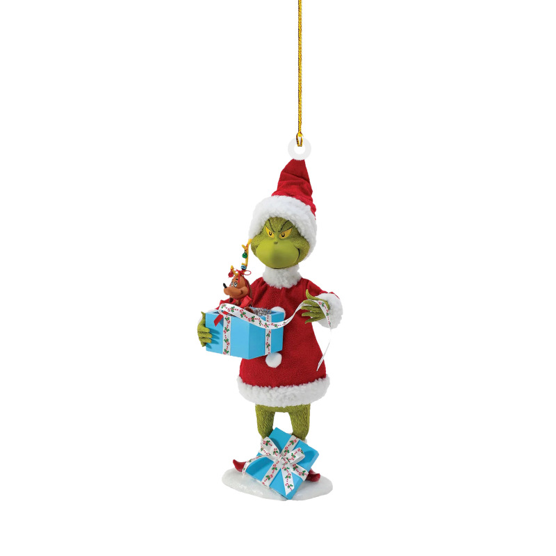 NEW RTS Acrylic Grinch Pendant Decoration for Christmas Free Shipping (50PCS)