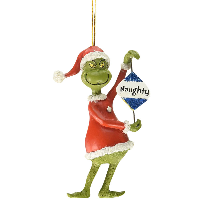 NEW RTS Grinch Pendant Decoration for Christmas Free Shipping (50PCS)
