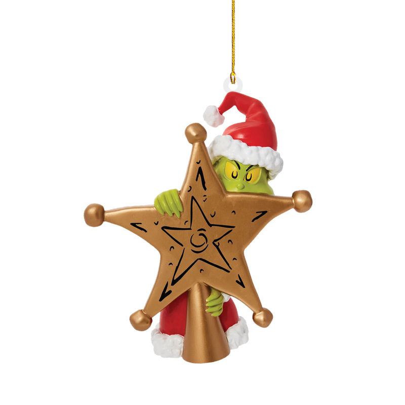 NEW RTS Acrylic Grinch Pendant Decoration for Christmas Free Shipping (50PCS)